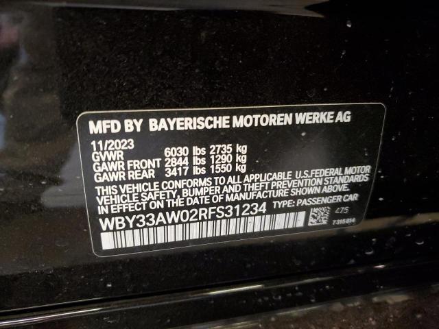 Photo 11 VIN: WBY33AW02RFS31234 - BMW I4 M50 