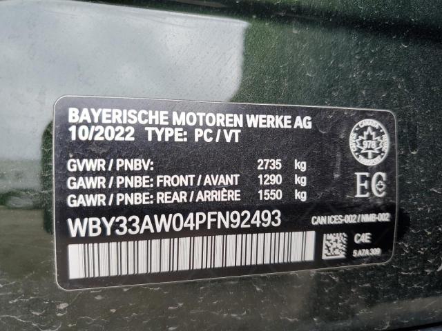 Photo 11 VIN: WBY33AW04PFN92493 - BMW I4 M50 