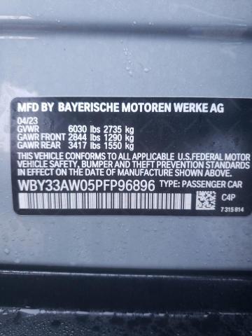 Photo 11 VIN: WBY33AW05PFP96896 - BMW I4 M50 