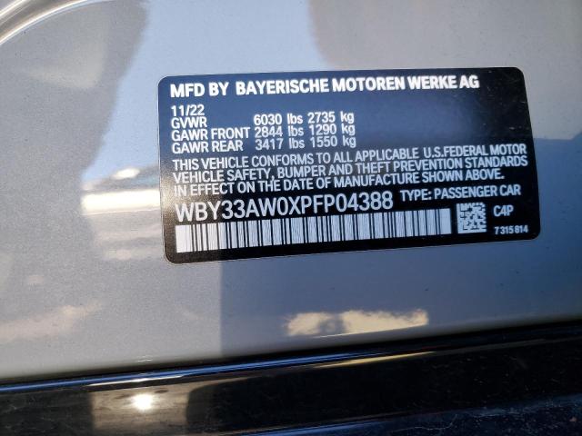 Photo 11 VIN: WBY33AW0XPFP04388 - BMW I4 M50 