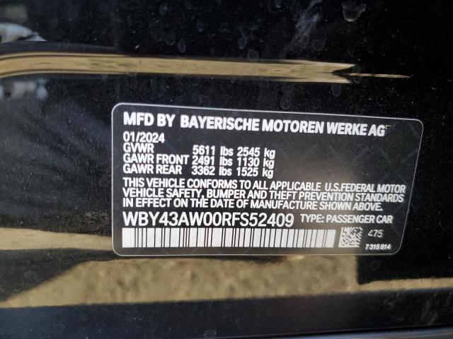 Photo 11 VIN: WBY43AW00RFS52409 - BMW I4 EDRIVE 