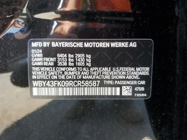 Photo 12 VIN: WBY43FK09RCR58587 - BMW I5 M60 