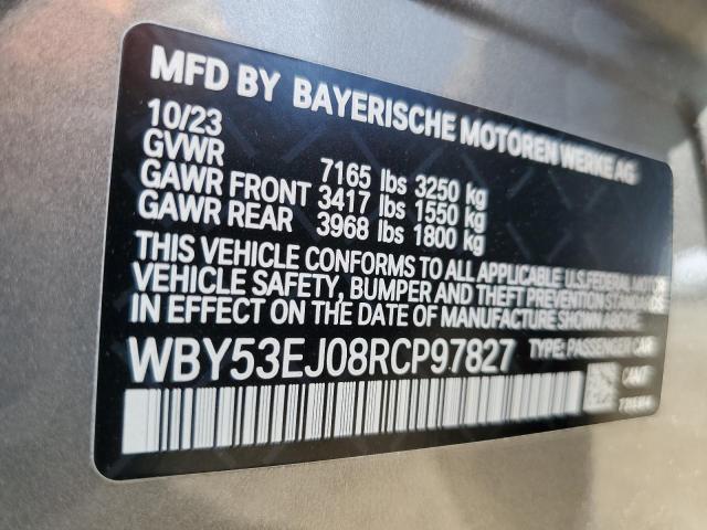 Photo 11 VIN: WBY53EJ08RCP97827 - BMW I7 XDRIVE6 