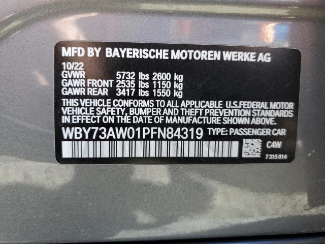 Photo 11 VIN: WBY73AW01PFN84319 - BMW I4 EDRIVE4 