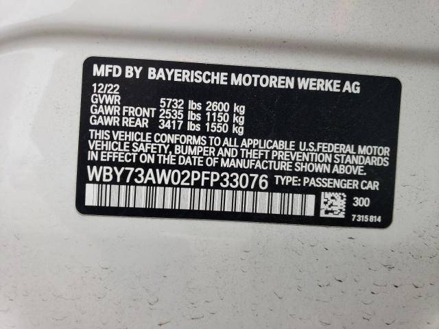 Photo 12 VIN: WBY73AW02PFP33076 - BMW I4 EDRIVE 