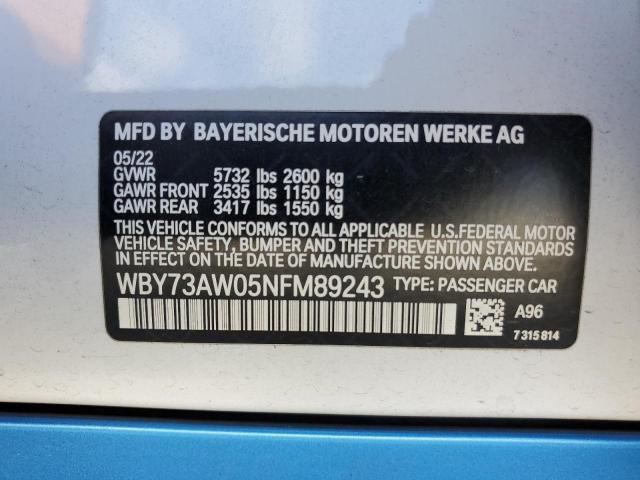 Photo 11 VIN: WBY73AW05NFM89243 - BMW I4 EDRIVE 