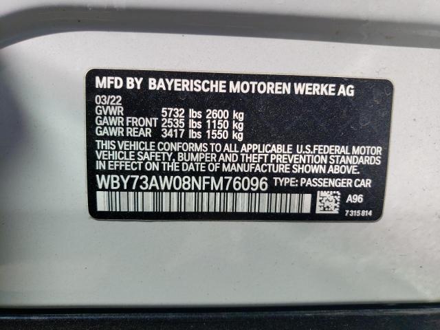 Photo 11 VIN: WBY73AW08NFM76096 - BMW I4 EDRIVE4 