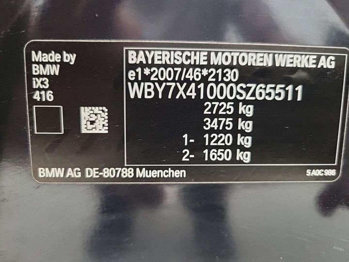 Photo 16 VIN: WBY7X41000SZ65511 - BMW IX3 