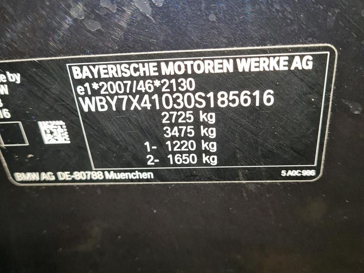 Photo 3 VIN: WBY7X41030S185616 - BMW IX3 