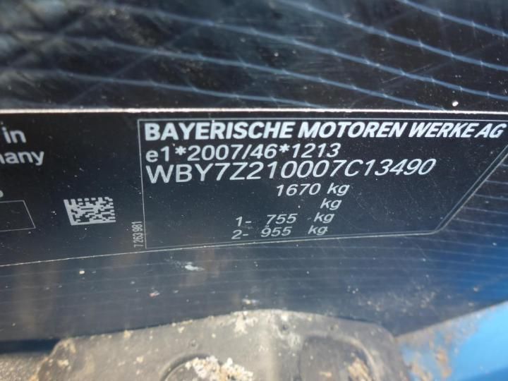 Photo 16 VIN: WBY7Z210007C13490 - BMW I3 I01 17- 