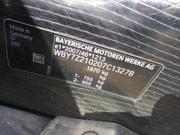 Photo 15 VIN: WBY7Z210207C13278 - BMW I3 I01 17- 