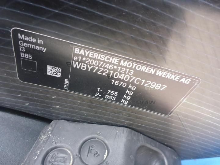 Photo 14 VIN: WBY7Z210407C12987 - BMW I3 I01 17- 