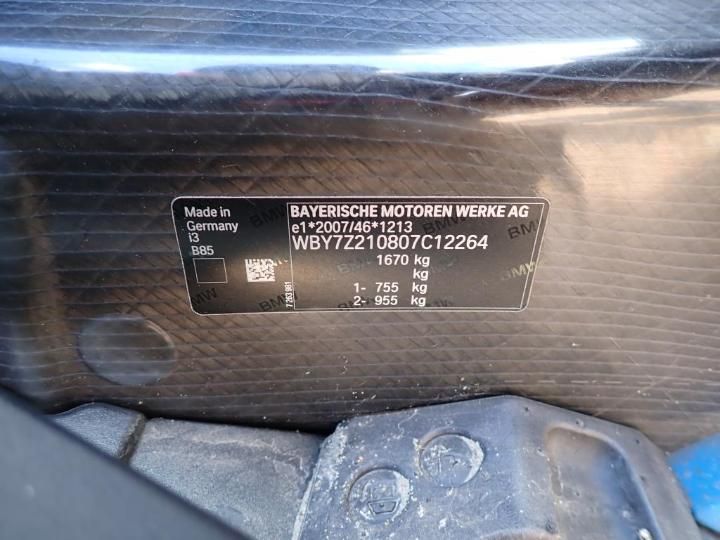 Photo 12 VIN: WBY7Z210807C12264 - BMW I3 I01 17- 