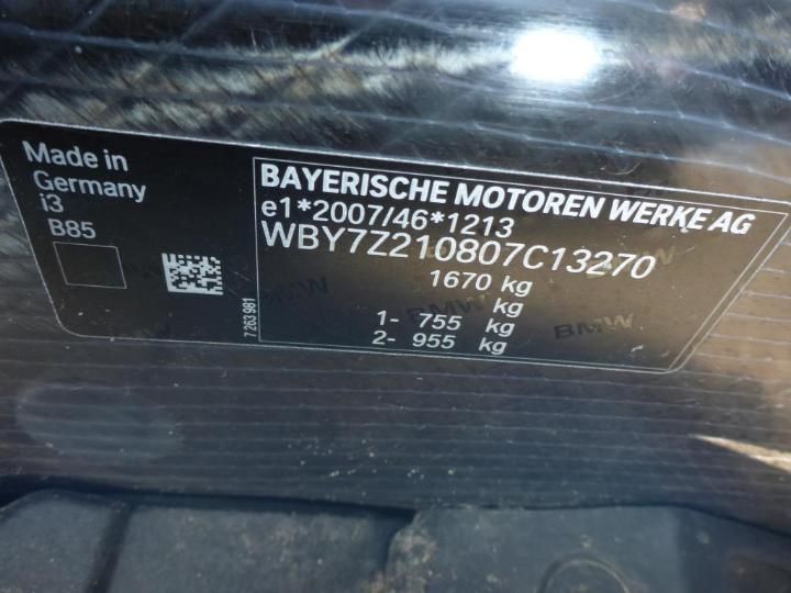 Photo 15 VIN: WBY7Z210807C13270 - BMW I3 I01 17- 