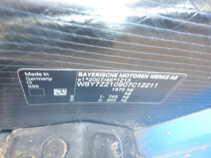 Photo 16 VIN: WBY7Z210907C12211 - BMW I3 I01 17- 