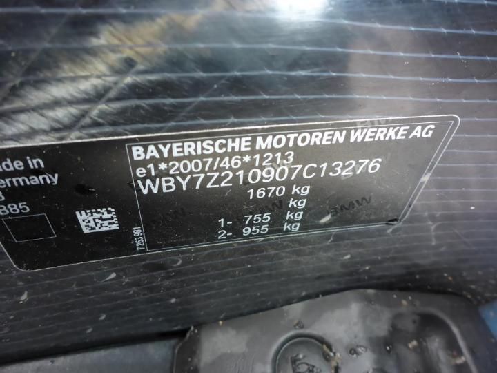 Photo 12 VIN: WBY7Z210907C13276 - BMW I3 I01 17- 