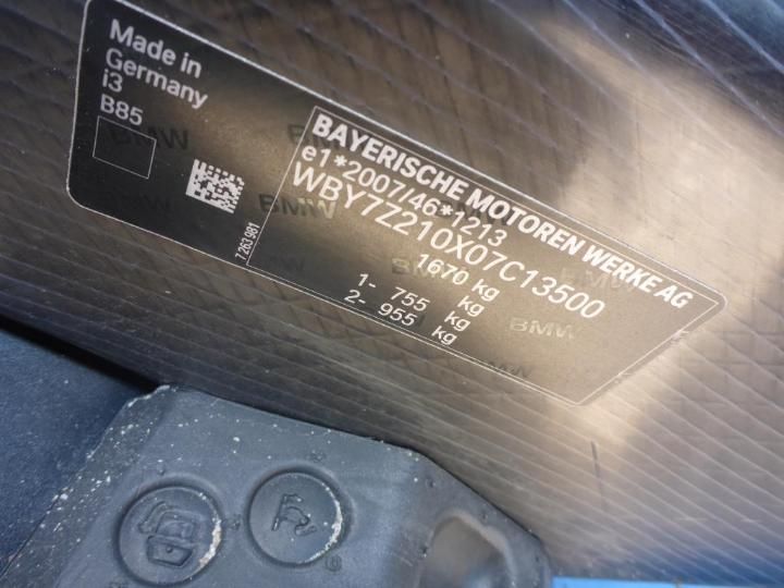 Photo 15 VIN: WBY7Z210X07C13500 - BMW I3 I01 17- 