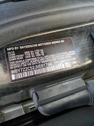 Photo 12 VIN: WBY7Z2C52JVE61794 - BMW I3 BEV 