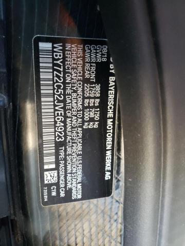 Photo 9 VIN: WBY7Z2C52JVE64923 - BMW I3 BEV 