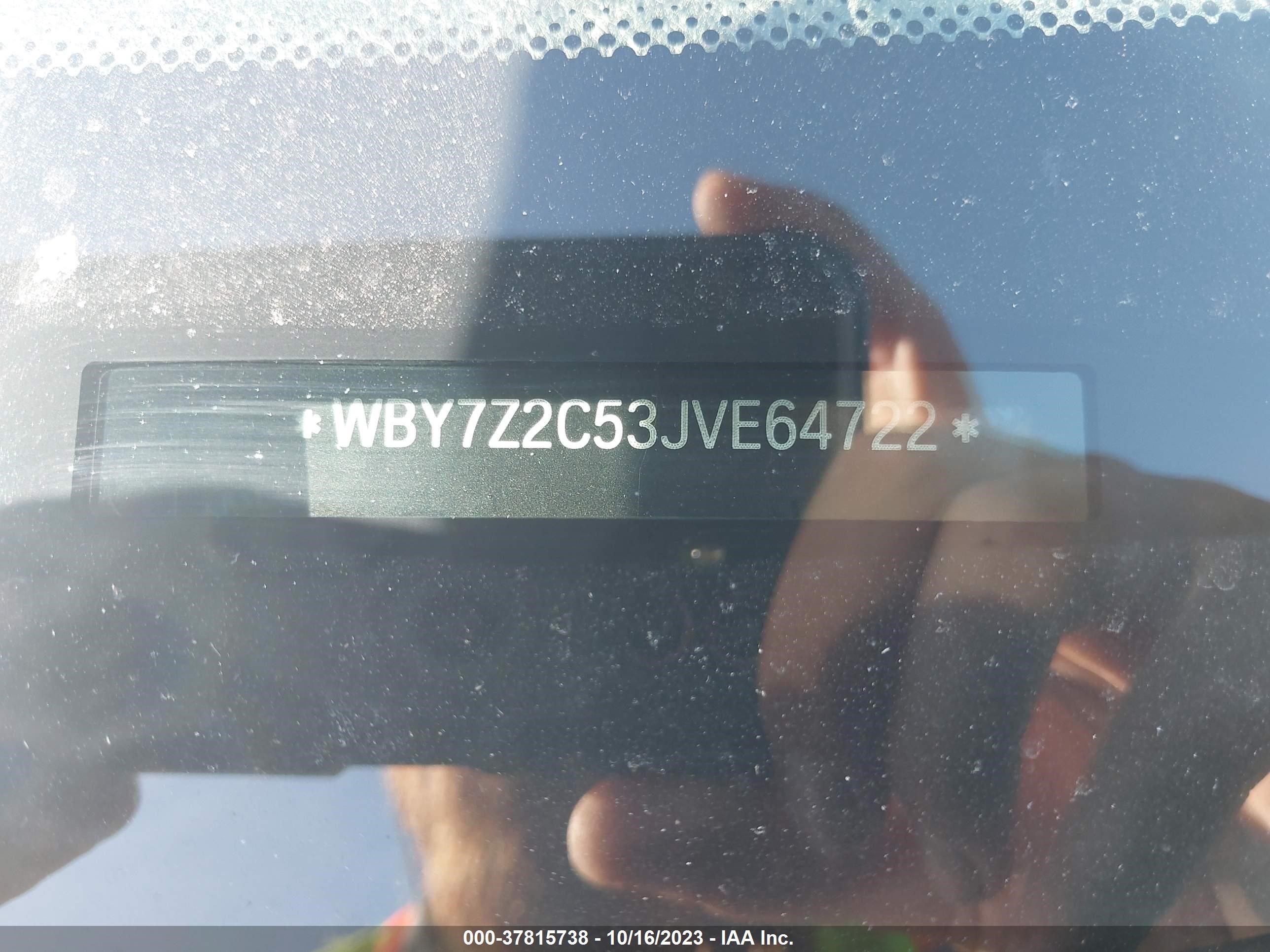 Photo 8 VIN: WBY7Z2C53JVE64722 - BMW I3 