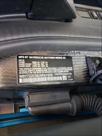 Photo 9 VIN: WBY7Z2C58JVE61928 - BMW I3 BEV 