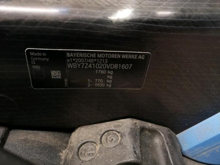 Photo 12 VIN: WBY7Z41020VD81607 - BMW I3 