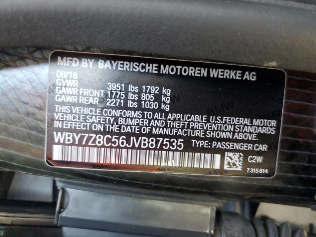 Photo 12 VIN: WBY7Z8C56JVB87535 - BMW I3 S REX 