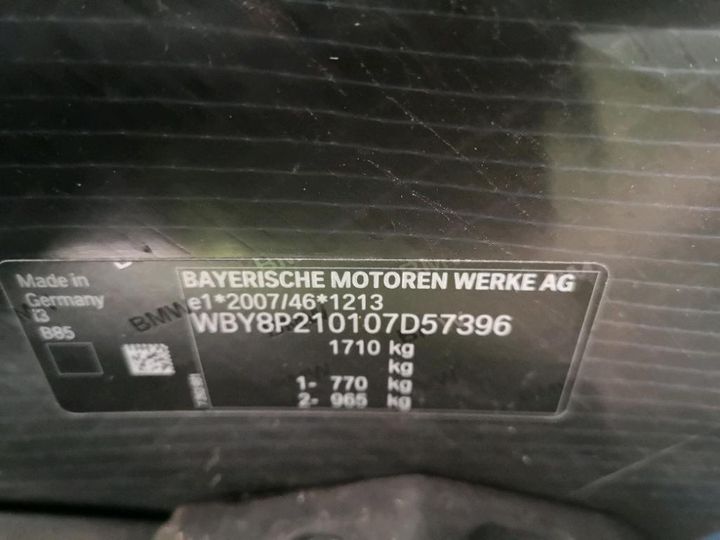 Photo 12 VIN: WBY8P210107D57396 - BMW I3 