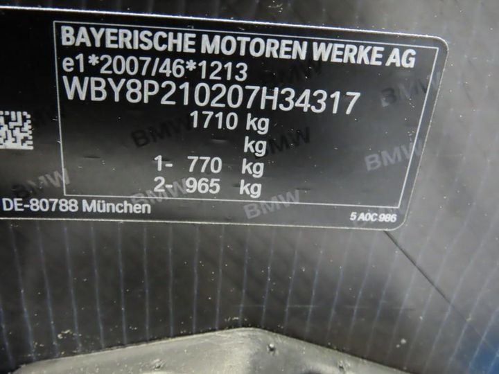 Photo 12 VIN: WBY8P210207H34317 - BMW I3 