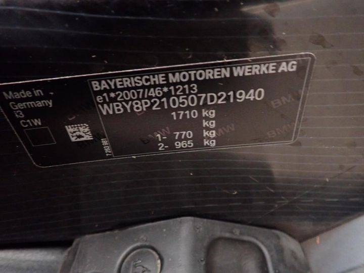 Photo 16 VIN: WBY8P210507D21940 - BMW I3 