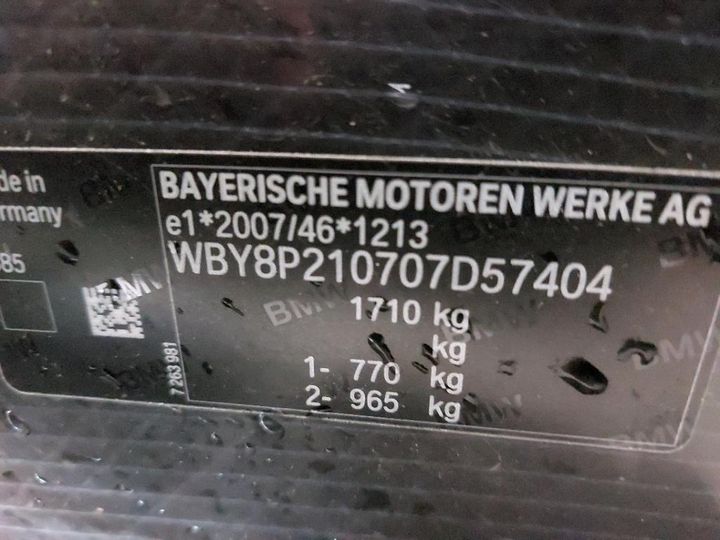 Photo 12 VIN: WBY8P210707D57404 - BMW I3 