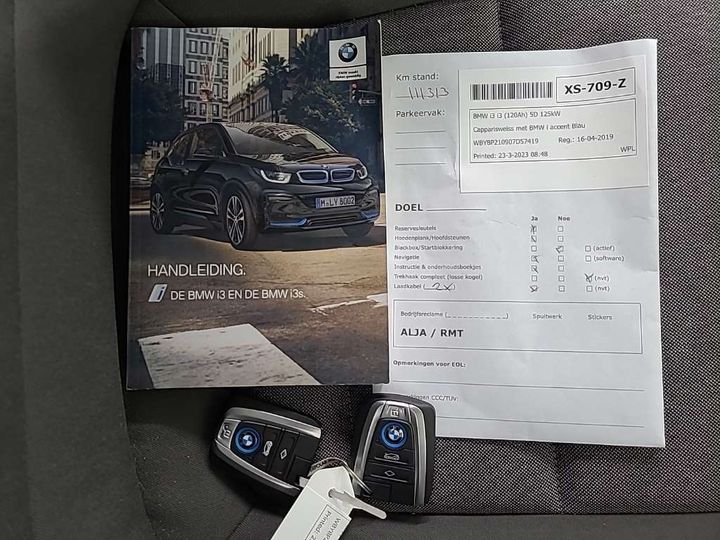 Photo 13 VIN: WBY8P210907D57419 - BMW I3 