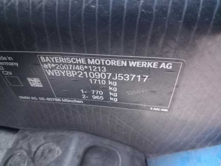 Photo 4 VIN: WBY8P210907J53717 - BMW I3 