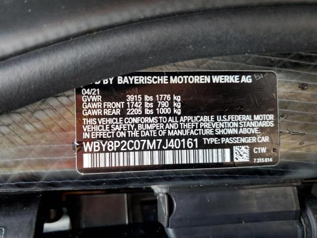 Photo 11 VIN: WBY8P2C07M7J40161 - BMW I3 BEV 