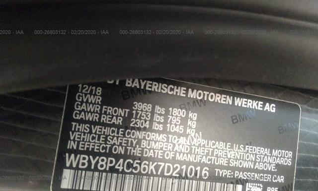 Photo 8 VIN: WBY8P4C56K7D21016 - BMW I3 