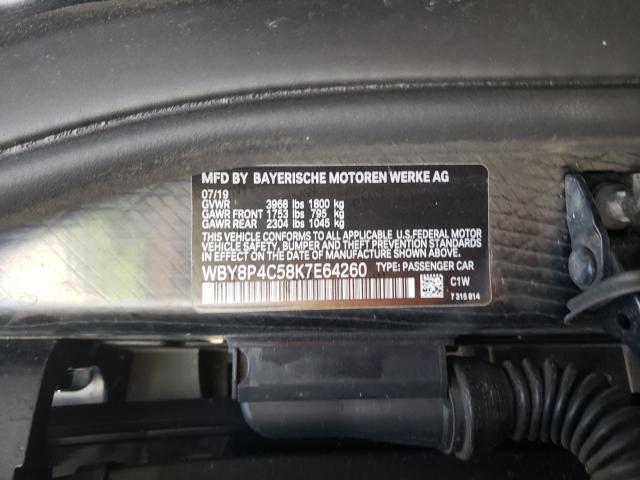 Photo 9 VIN: WBY8P4C58K7E64260 - BMW I3 REX 