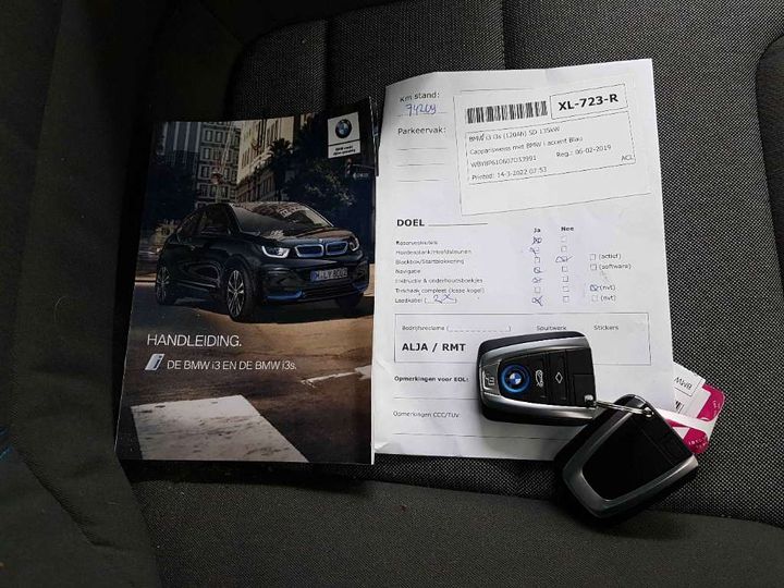 Photo 21 VIN: WBY8P610607D33991 - BMW I3 