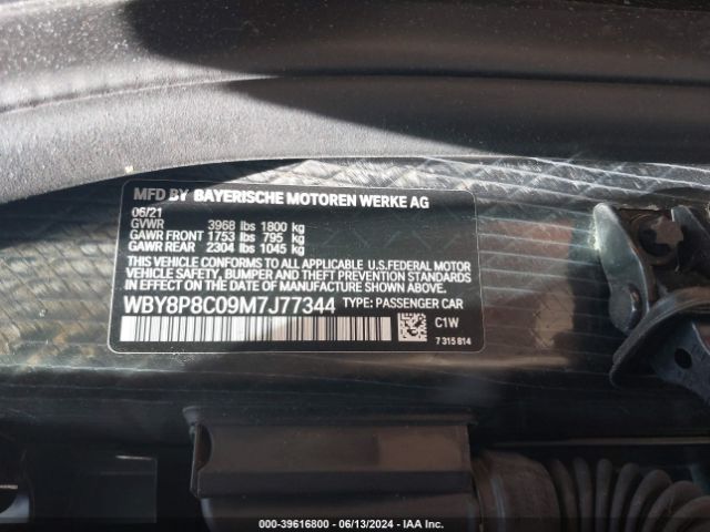 Photo 8 VIN: WBY8P8C09M7J77344 - BMW I3 