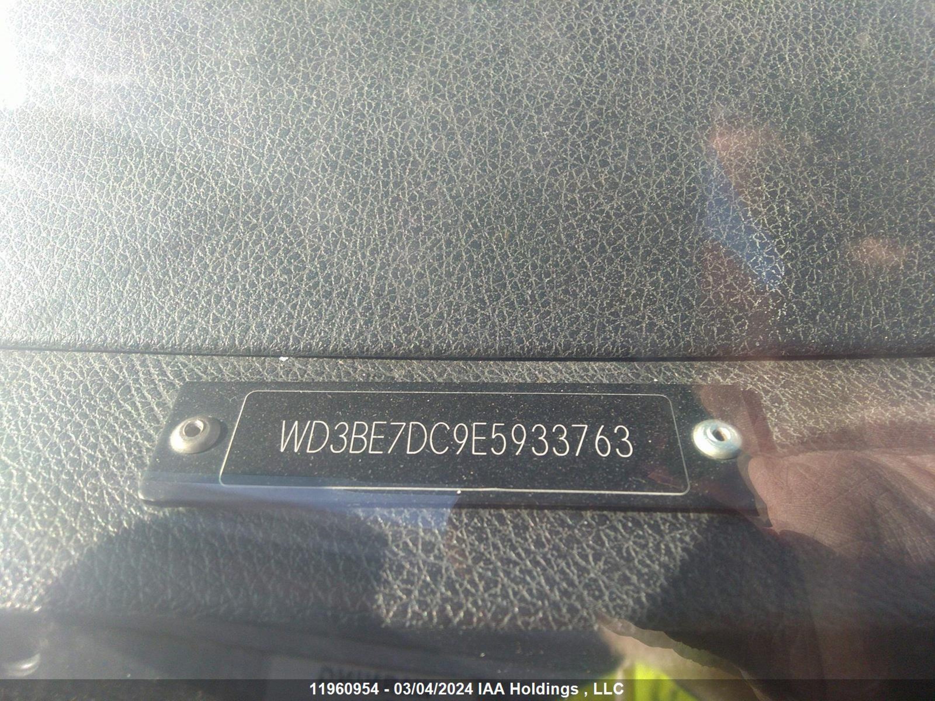 Photo 8 VIN: WD3BE7DC9E5933763 - MERCEDES-BENZ ALL 