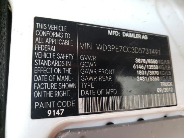 Photo 9 VIN: WD3PE7CC3D5731491 - MERCEDES-BENZ SPRINTER 2 