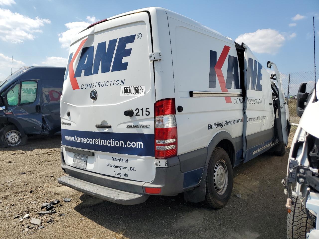 Photo 2 VIN: WD3PE7CC4D5746663 - MERCEDES-BENZ SPRINTER 