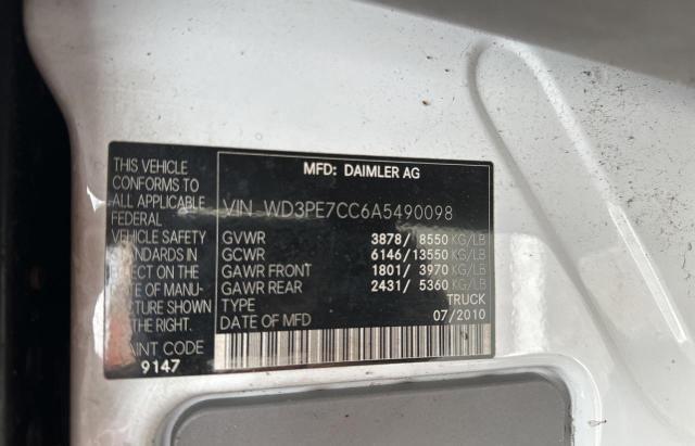 Photo 9 VIN: WD3PE7CC6A5490098 - MERCEDES-BENZ SPRINTER 2 