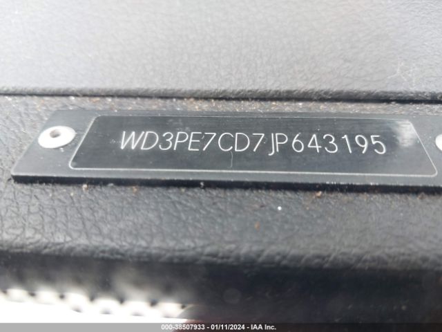 Photo 8 VIN: WD3PE7CD7JP643195 - MERCEDES-BENZ SPRINTER 2500 