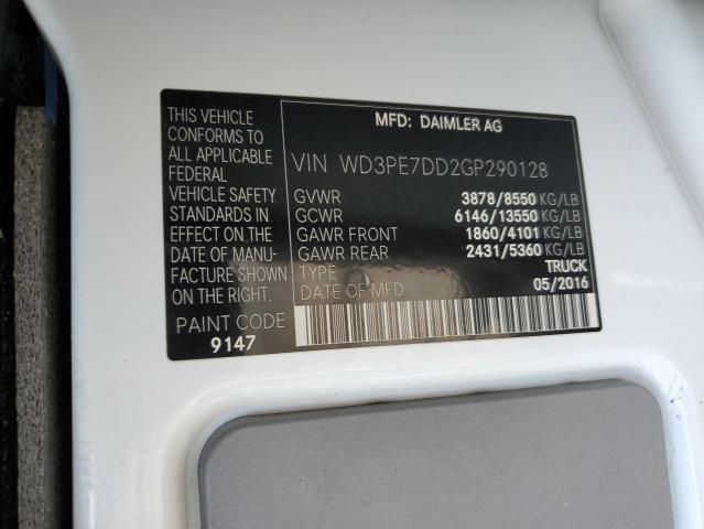 Photo 9 VIN: WD3PE7DD2GP290128 - MERCEDES-BENZ SPRINTER 2 