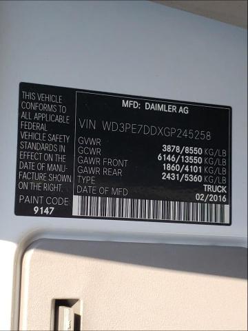 Photo 9 VIN: WD3PE7DDXGP245258 - MERCEDES-BENZ SPRINTER 2 