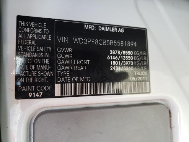 Photo 9 VIN: WD3PE8CB5B5581894 - MERCEDES-BENZ SPRINTER 2 