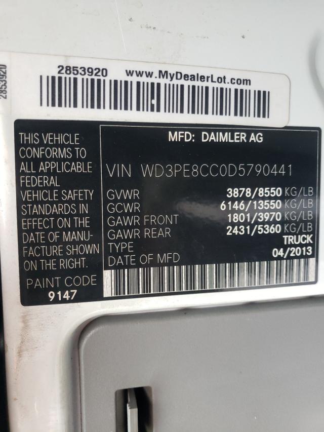 Photo 9 VIN: WD3PE8CC0D5790441 - MERCEDES-BENZ SPRINTER 2 