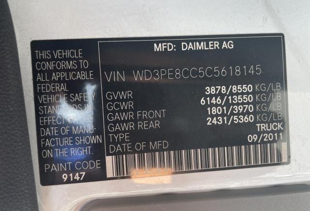 Photo 9 VIN: WD3PE8CC5C5618145 - MERCEDES-BENZ SPRINTER 2 