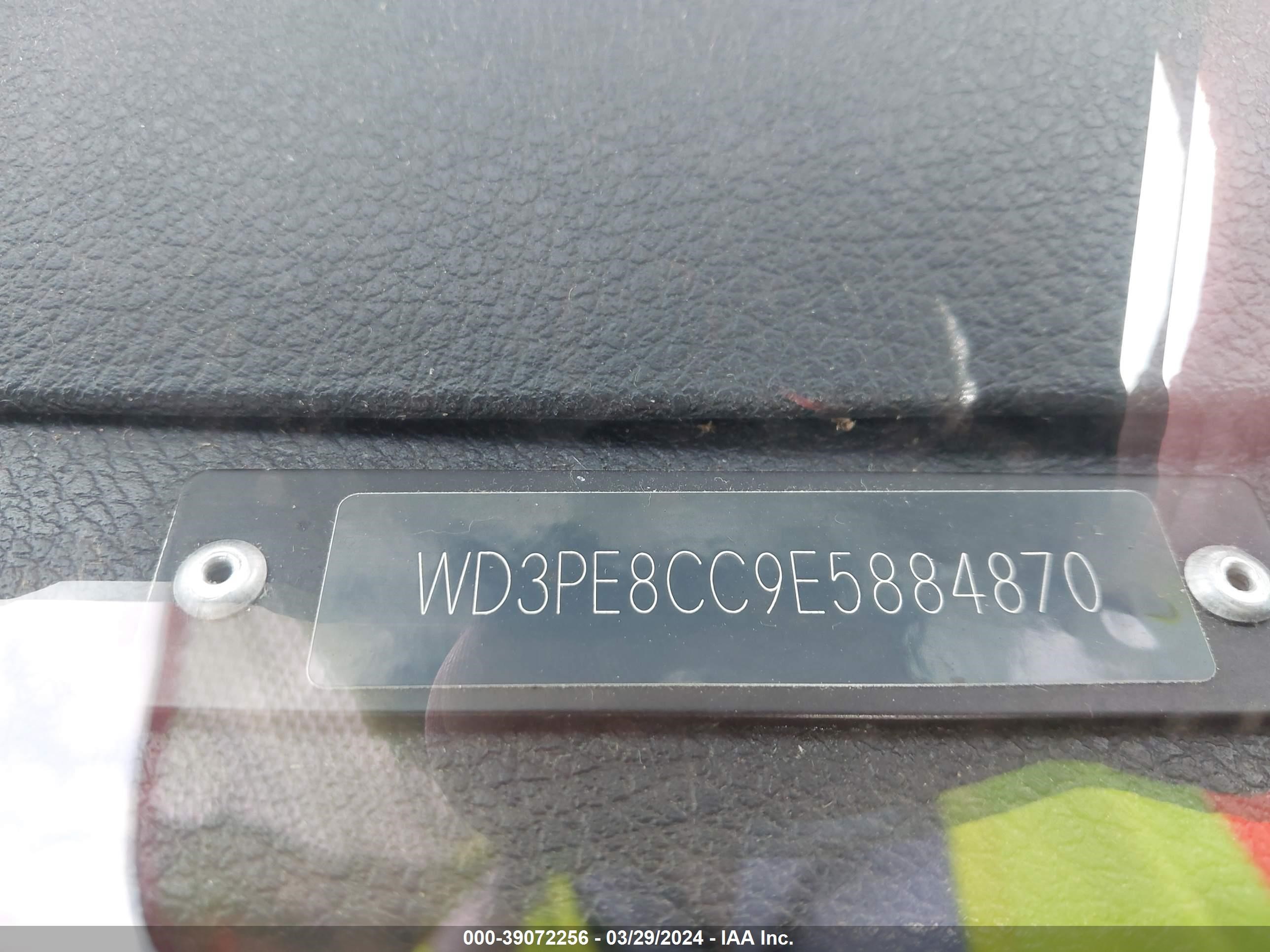 Photo 8 VIN: WD3PE8CC9E5884870 - MERCEDES-BENZ SPRINTER 2 