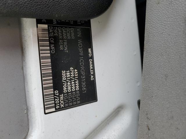 Photo 9 VIN: WD3PF1CD9GP313061 - MERCEDES-BENZ SPRINTER 3 